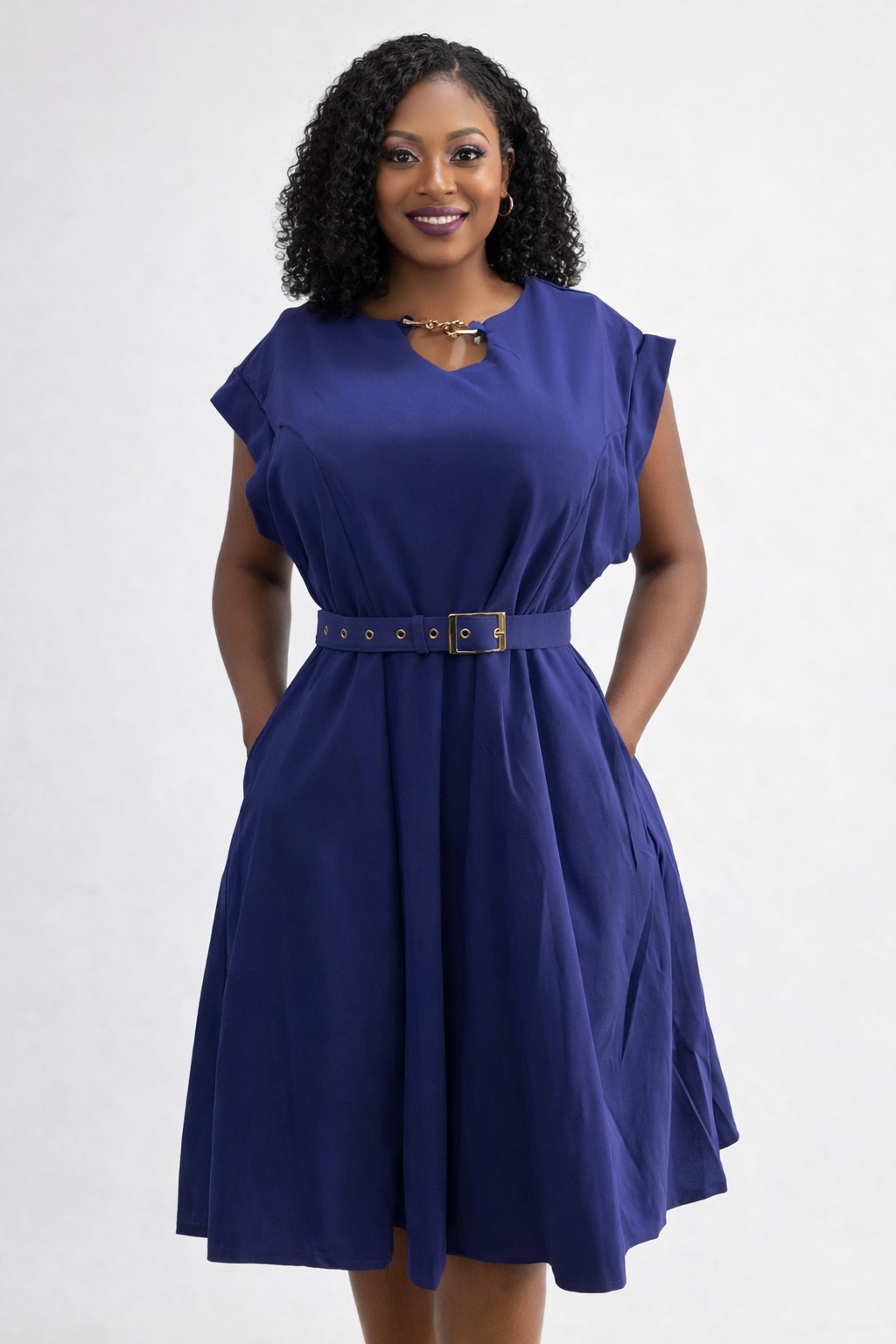 Aria Belted Dress