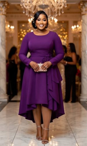 Regal Amethyst Dress