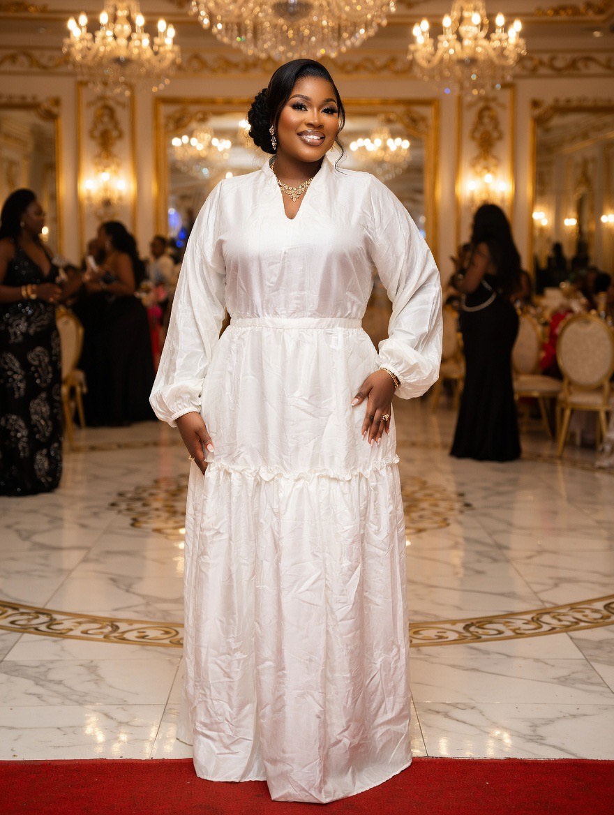 Luxe Cascade Gown