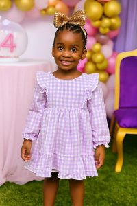 Soft skin friendly fabric for all day comfort, Elegant layered tulle skirt area Stylish ruffle shoulder design Perfect for parties and special events, Twirl friendly and picture perfect